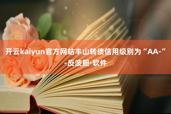 开云kaiyun官方网站丰山转债信用级别为“AA-”-反波胆·软件