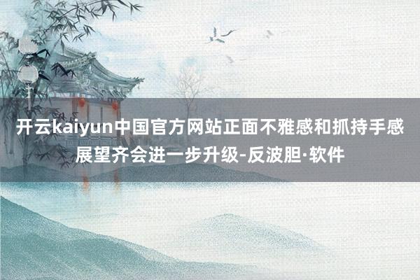 开云kaiyun中国官方网站正面不雅感和抓持手感展望齐会进一步升级-反波胆·软件
